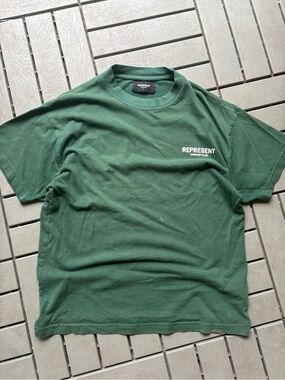 Represent Owners Club Men's Forest Green Logo Tee